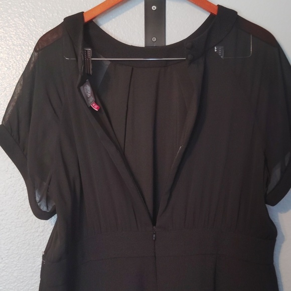 Vince Camuto Jumpsuit Size 16 W Black - Picture 15 of 16